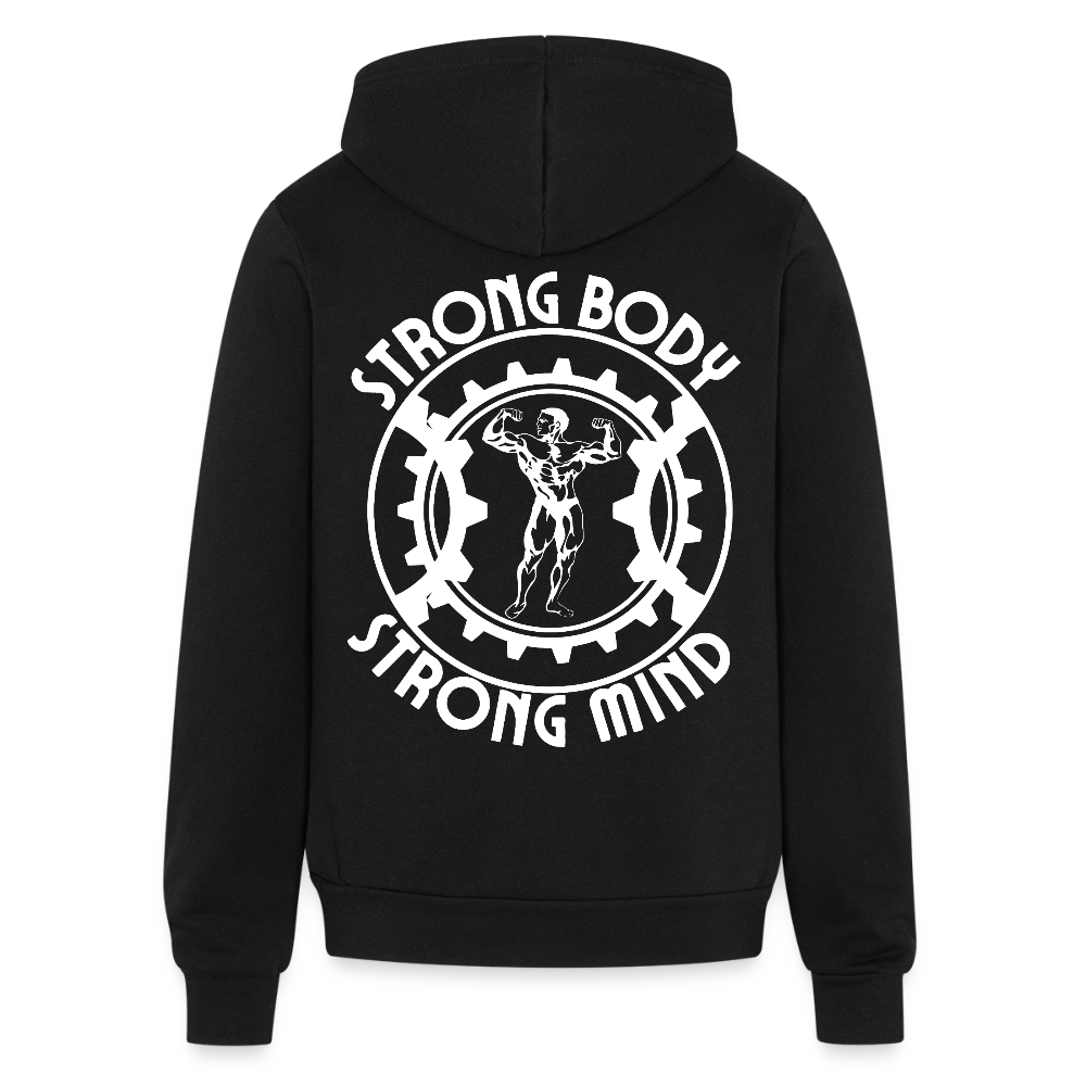 Strong Body Unisex Zip - black