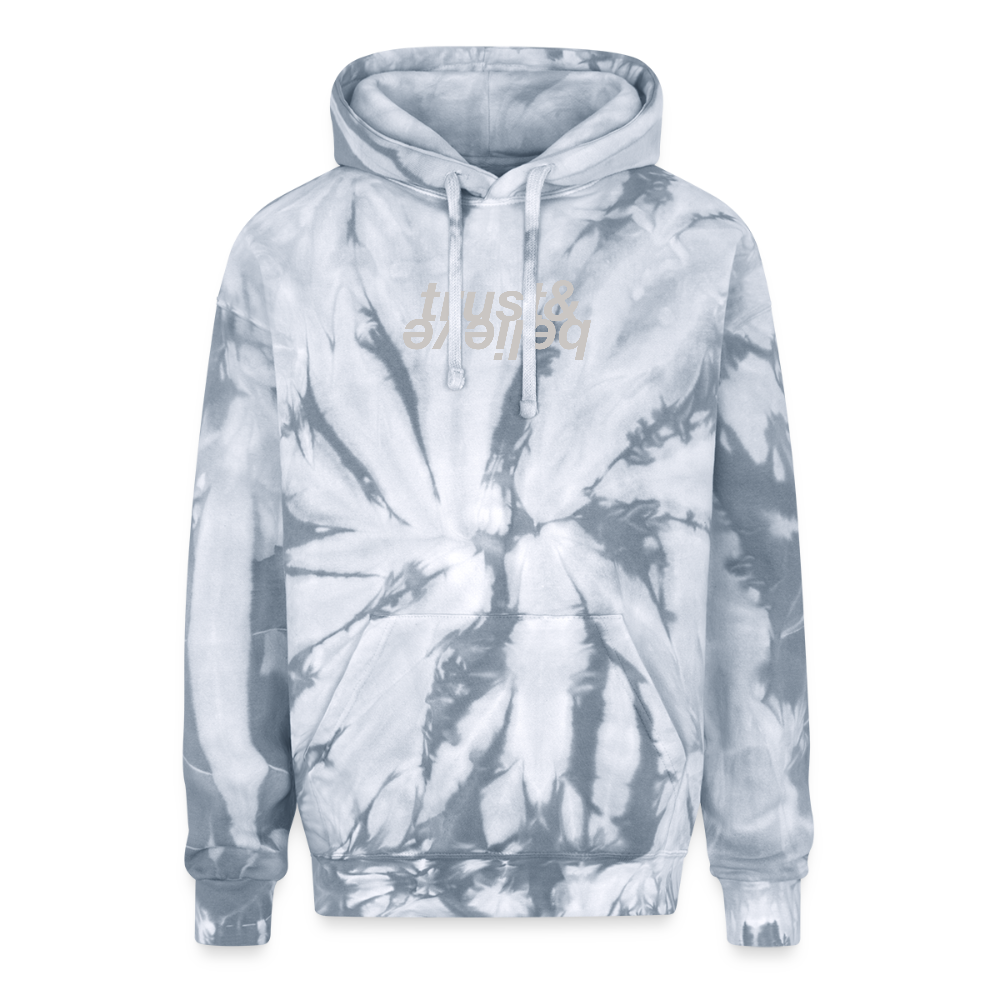 T&B Tie Dye Hoodie - spider silver