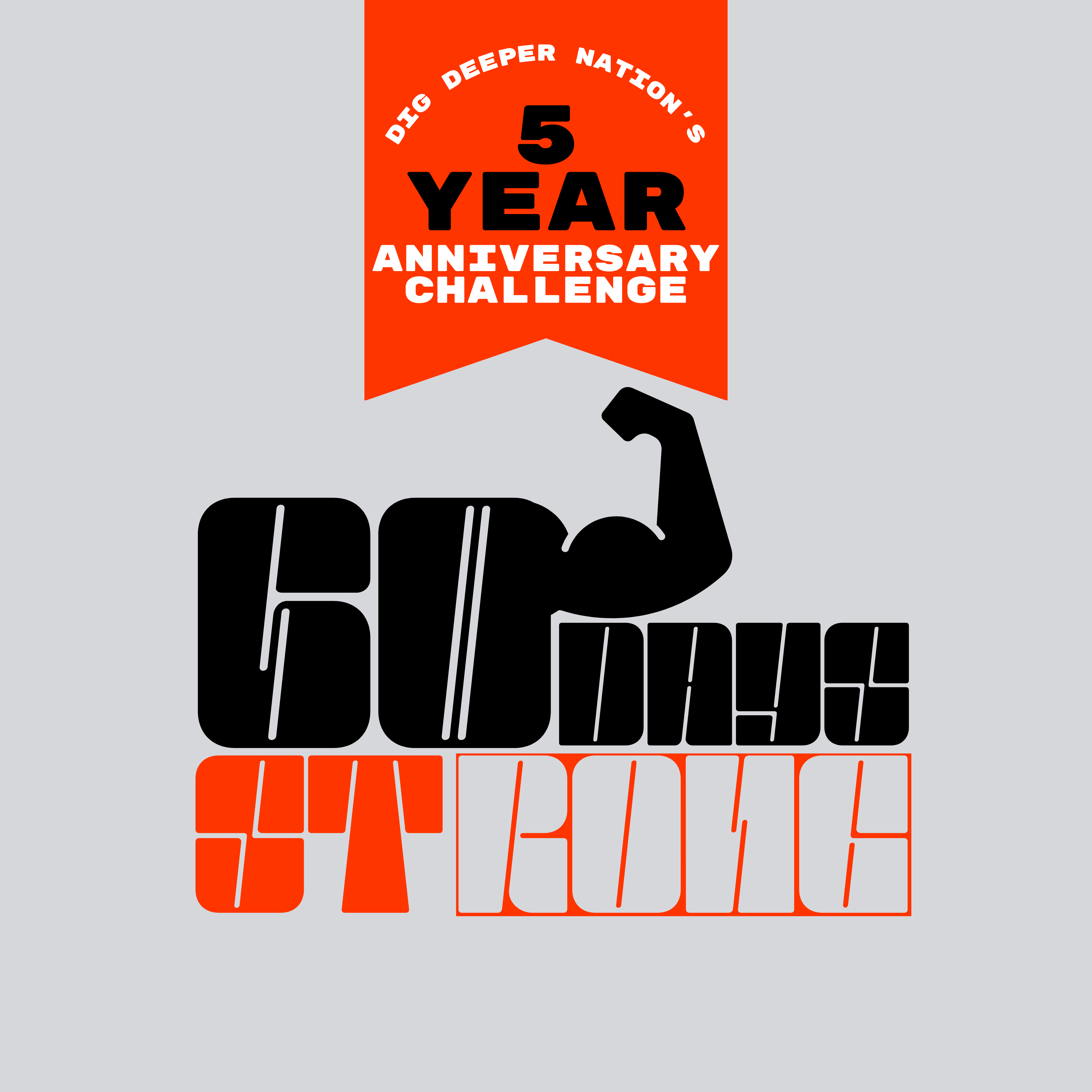 60 DAYS STRONG - CHALLENGE CALENDAR