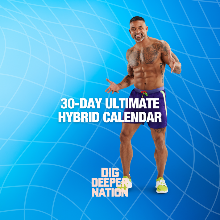 Shaun T's 30Day Ultimate Hybrid Challenge Calendar Dig Deeper Nation