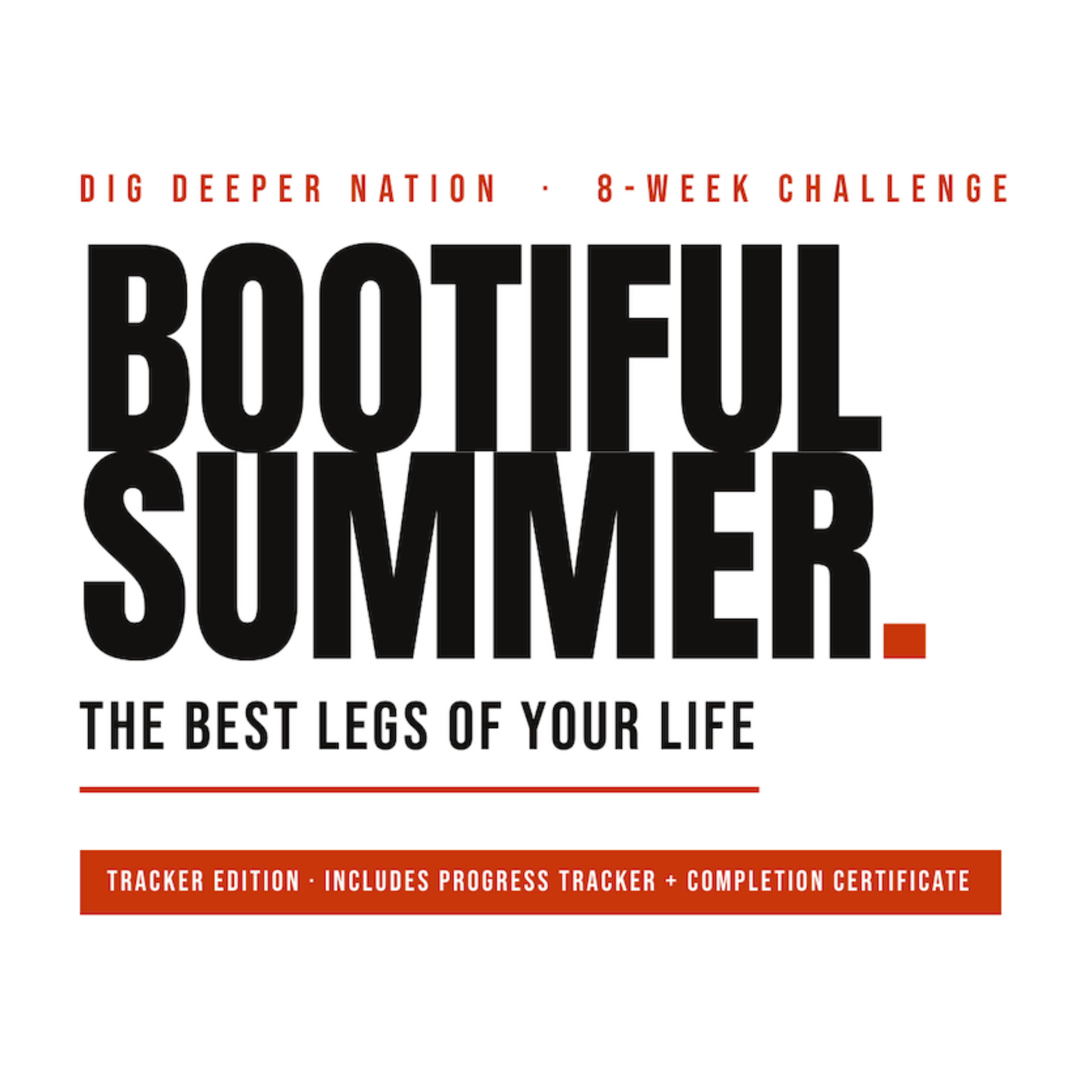 Bootiful Summer — Tracker Edition: Calendar, Workbook & Progress Tracker