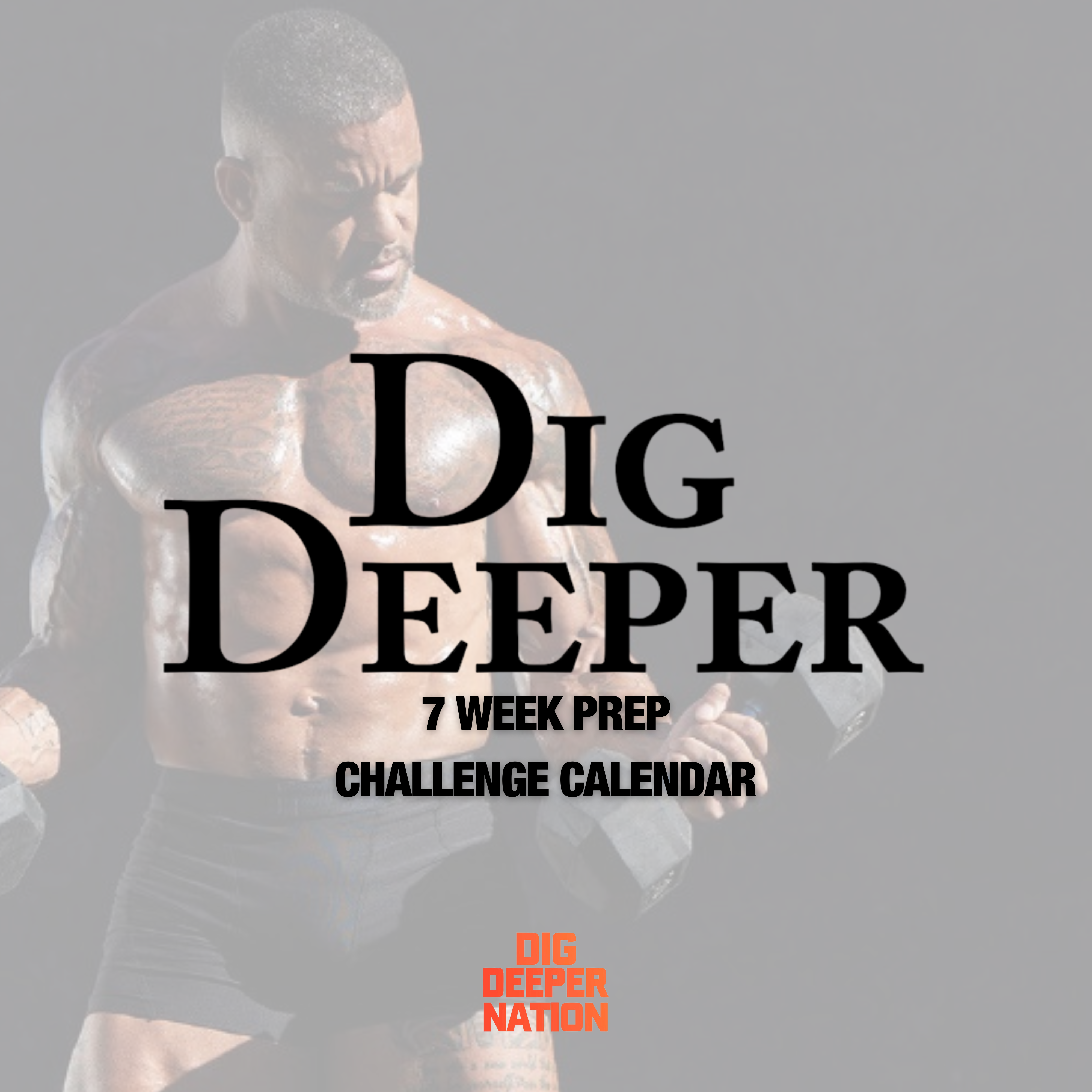 Prep for Dig Deeper - 7 Week Challenge Calendar