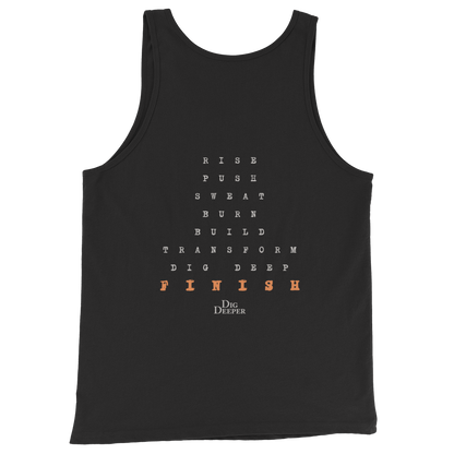 Dig Deeper Finisher Unisex Tank