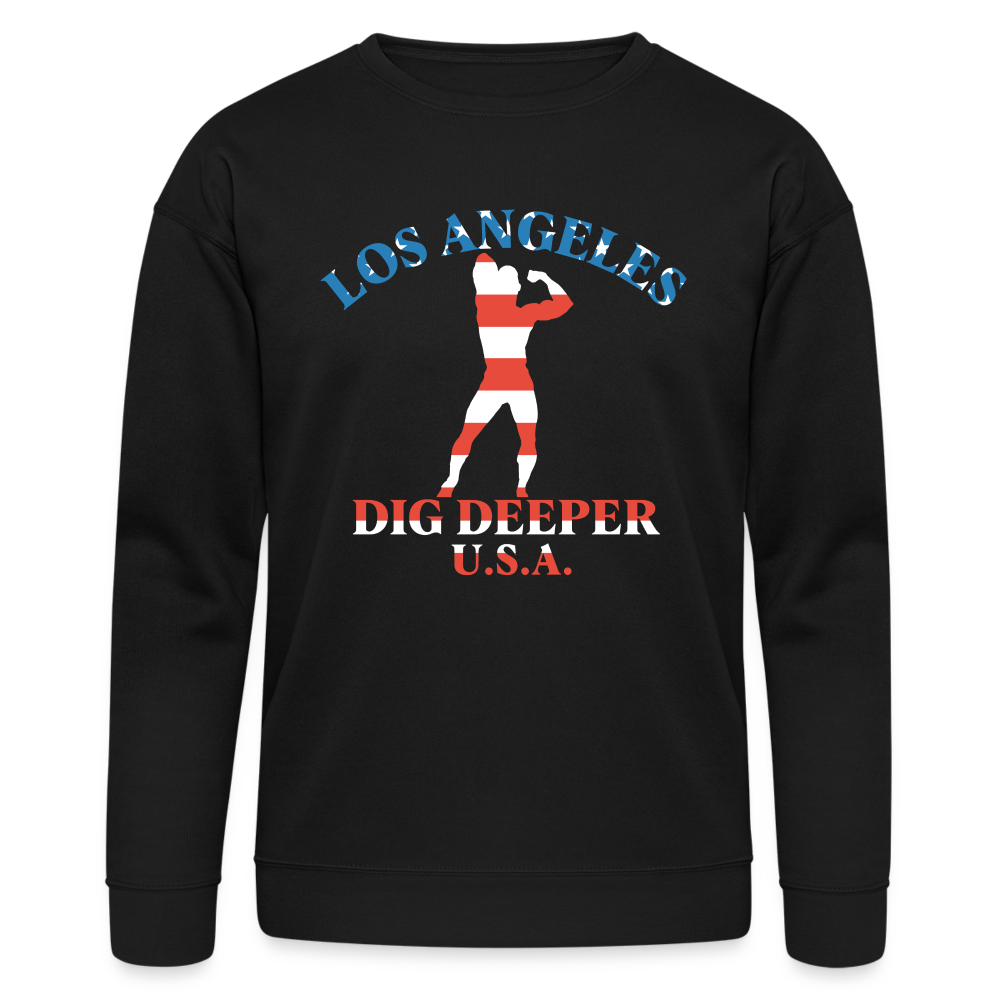 Dig Deeper USA Unisex Sweatshirt - black