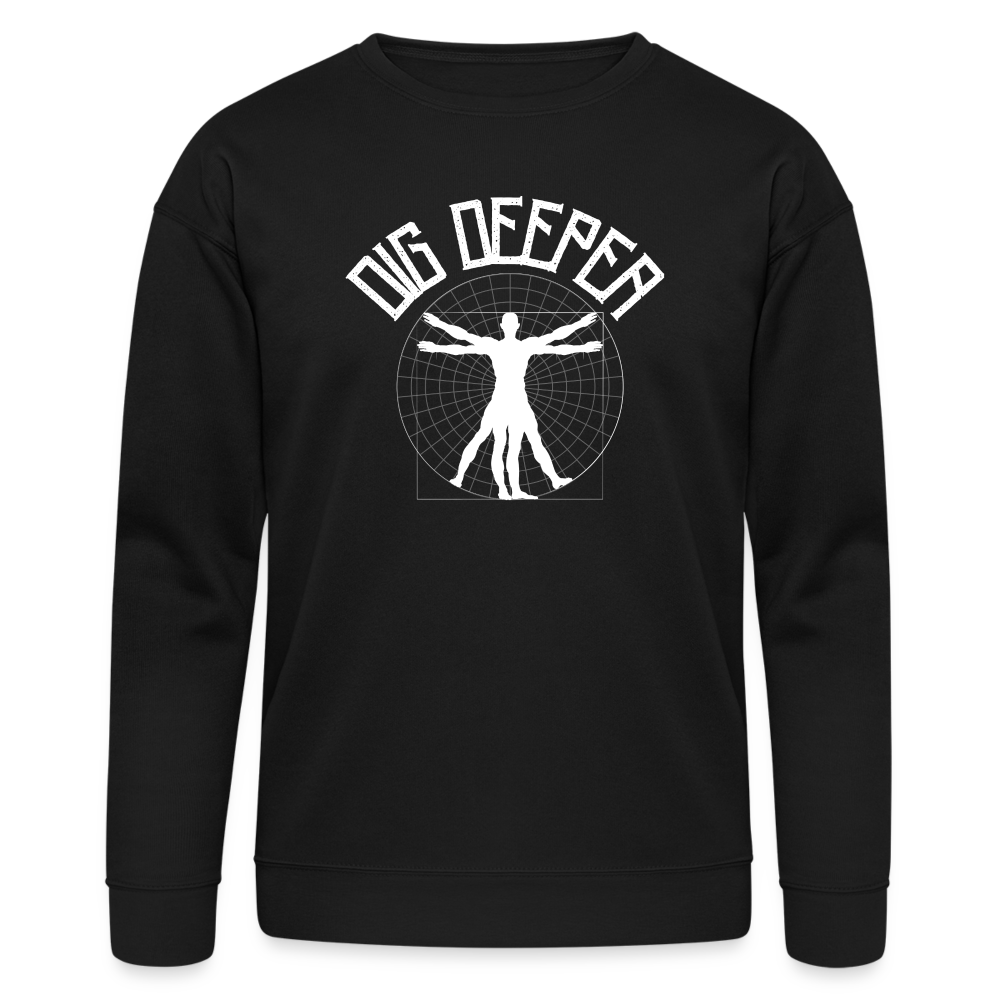 Dig Deeper Anatomy Unisex Sweatshirt - black